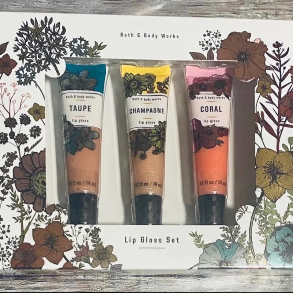 New Bath & Body Works 3-Pack Lip Gloss Gift Set - Picture 2 of 4